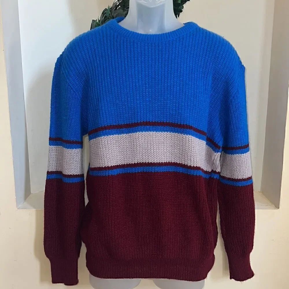 Men’s L Vintage Made in the USA Scandia Ski Sweater - Picture 2 of 13